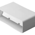 Rigid Duct 110×54 Straight Connector with Damper