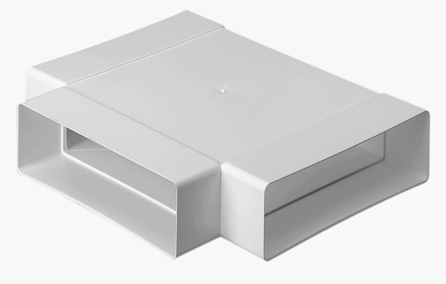 Rigid Duct 204×60 Horizontal T Piece