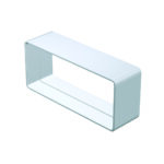 Rigid Duct 220×90 Straight Connector