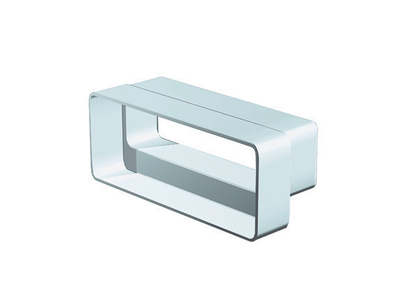 Megaduct Adapter, Rectangular 220×90 to Rectangular 204x60mm