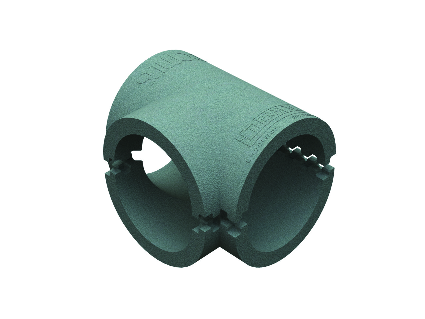 EasiPipe 100 Rigid Duct Insulation Horizontal T Piece