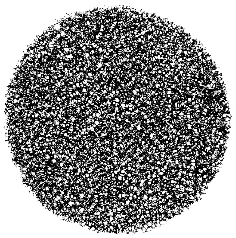 Pollen Filter Spare Part 100mm Grey