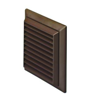 Rigid Duct Outlet Louvered Grille Brown