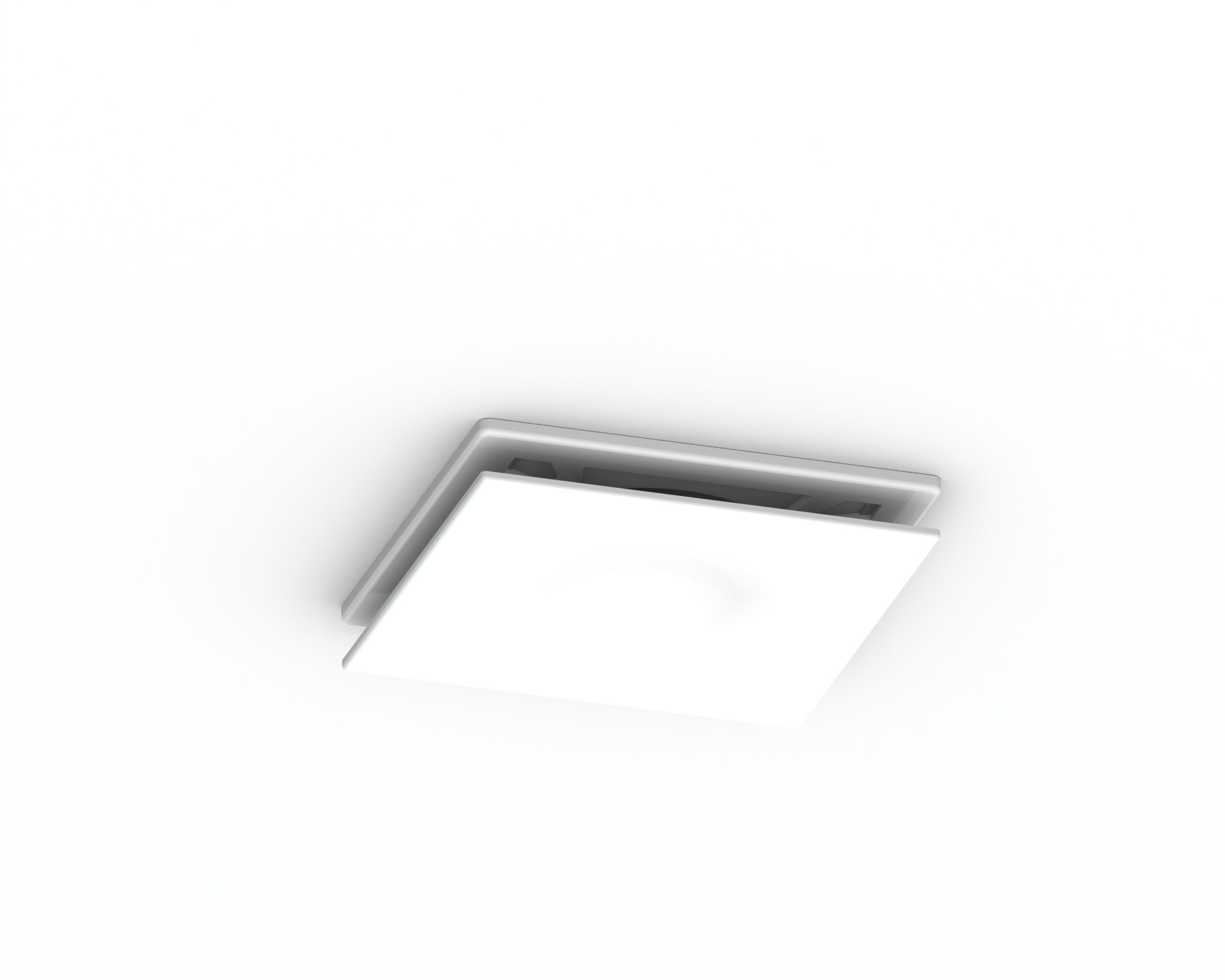 Architectural Room Terminal Circular Indent 125mm White