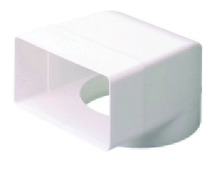 EasiPipe 100 Fixed Spigot (Air Valve Adapter) Plenum 110×54 to100mm