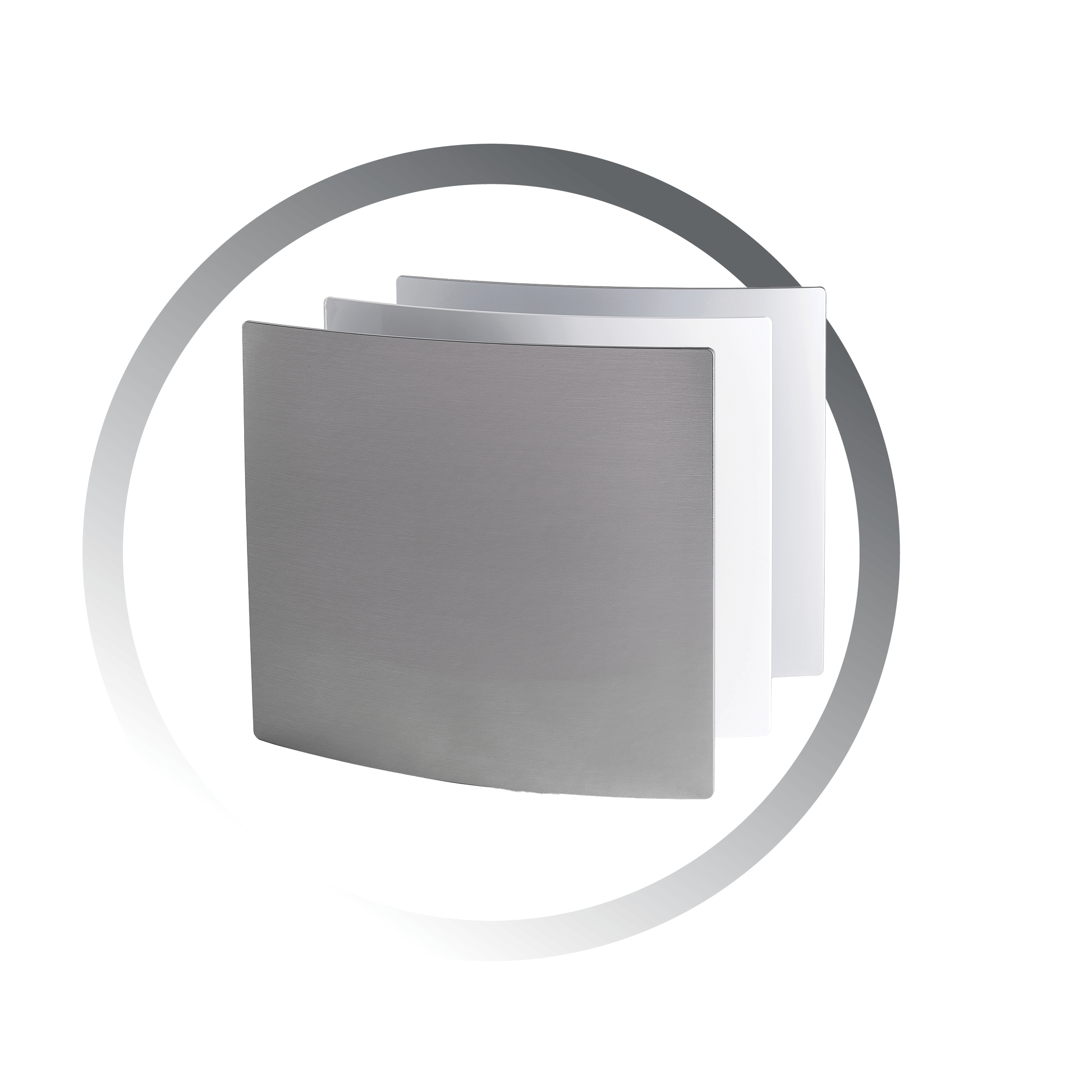 Polypipe with fascia grey halo