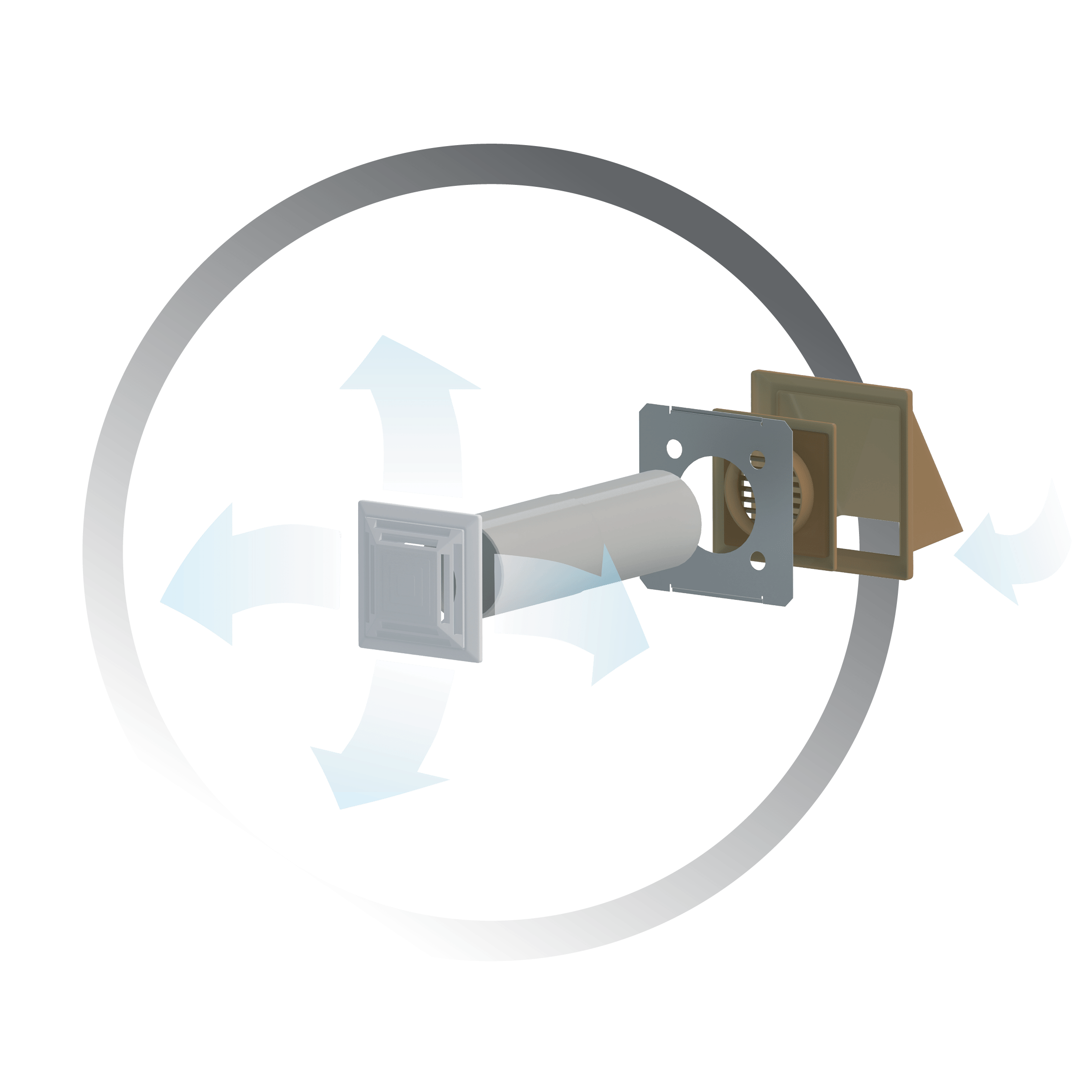 MEV product with grey halo around it